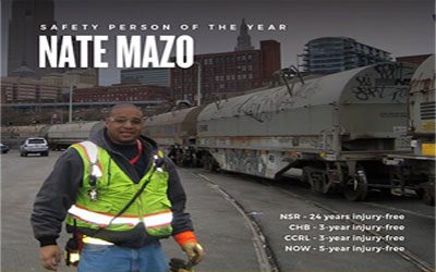 Nate Mazo named Safety Person of the Year