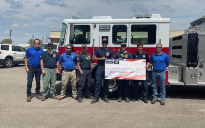 Panhandle Northern Railroad Honors Shipping Safety with Donation to Borger Fire Department