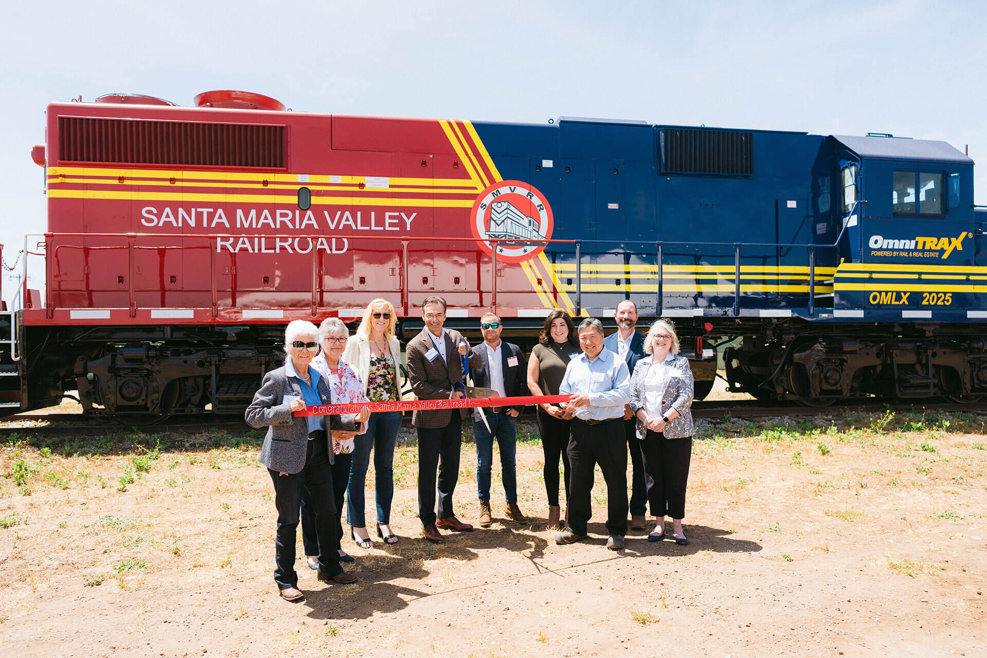 Santa Maria Valley Railroad Ribbon Cuttting