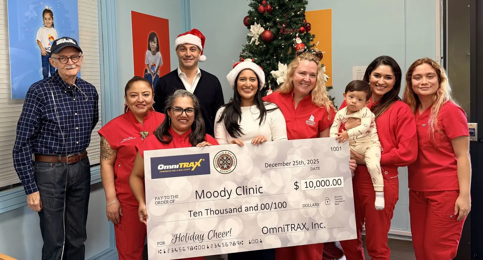 OmniTRAX and BRG Railway Contribute $75,000 to Brownsville Community